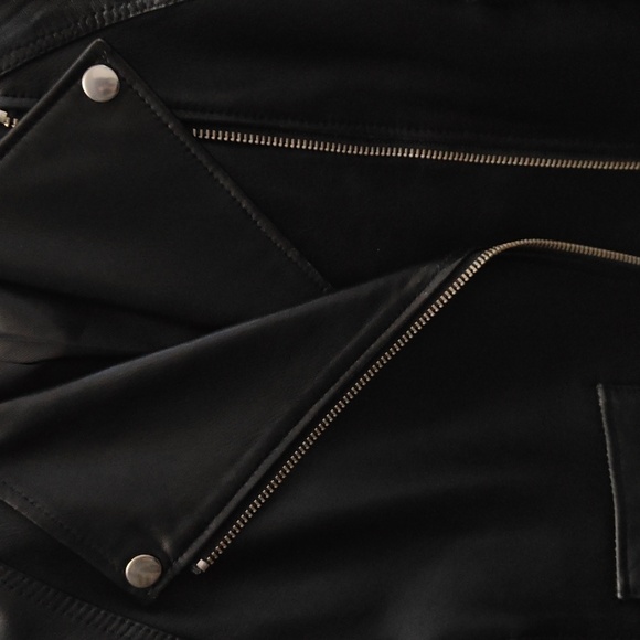 SANDRO Leather Jacket - Picture 4 of 9